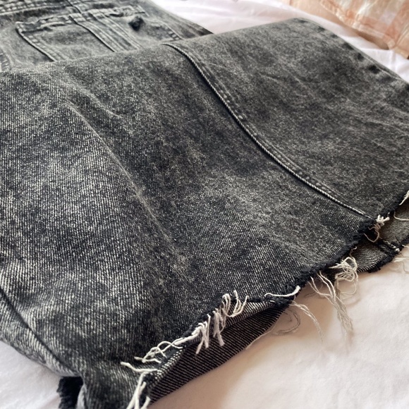 Cute Black Denim Overall Dress - Picture 2 of 4